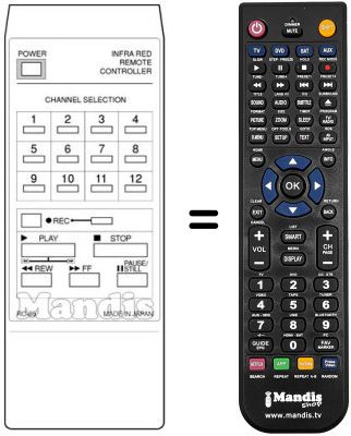 Replacement remote control RC85