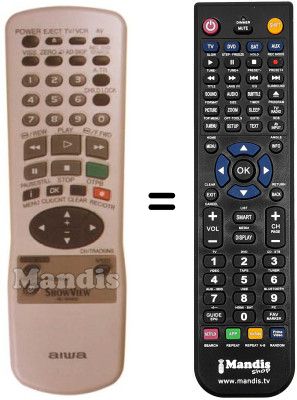 Mando a distancia equivalente RC-BVR02