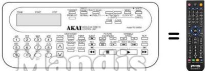 Mando a distancia equivalente RC-V466A