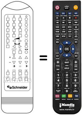 Replacement remote control RC201