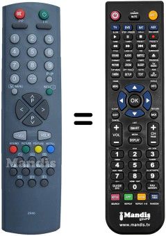 Mando a distancia equivalente RC2040