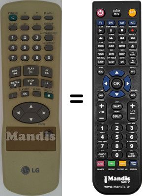 Mando a distancia equivalente REMCON342