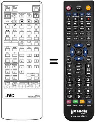 Replacement remote control RM-C712