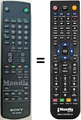 Replacement remote control RM-S04B Replacement remote control RM-S04B