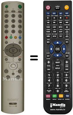 Replacement remote control Sony KLV-17HR2 Replacement remote control Sony KLV-17HR2