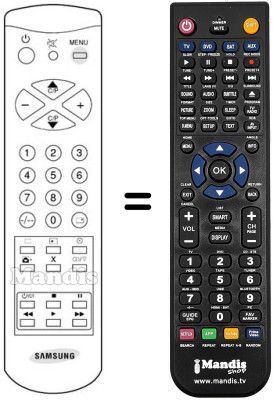 Mando a distancia equivalente Samsung CF3340Z Mando a distancia equivalente Samsung CF3340Z