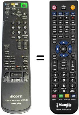 Mando a distancia equivalente Philips RMT-V166A