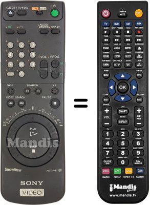 Mando a distancia equivalente RMT-V187