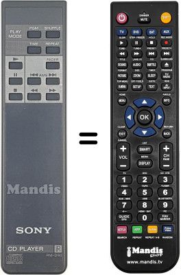 Replacement remote control RM-D90