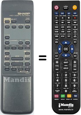 Replacement remote control RRMCG0960GE