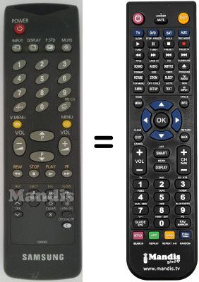 Replacement remote control AA59-00006C Replacement remote control AA59-00006C