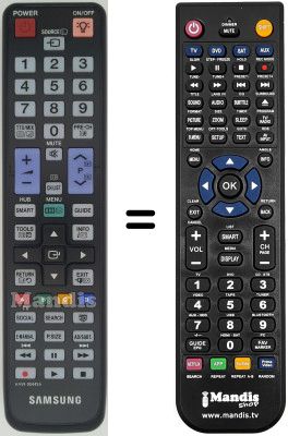 Télécommande équivalente Samsung LE-40S62BXXEC Télécommande équivalente Samsung LE-40S62BXXEC