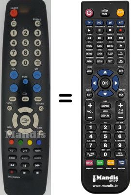 Replacement remote control BN59-00690A Replacement remote control BN59-00690A