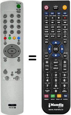 Replacement remote control Sony KV-29CL11B Replacement remote control Sony KV-29CL11B