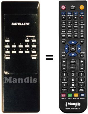 Replacement remote control REMCON1255