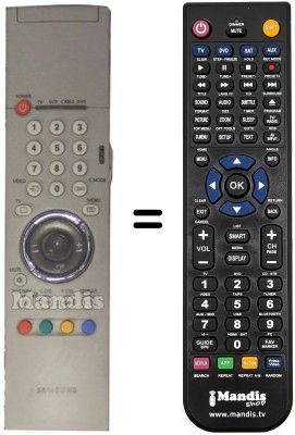 Mando a distancia equivalente Samsung AA59-00130A Mando a distancia equivalente Samsung AA59-00130A