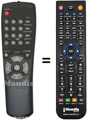 Mando a distancia equivalente Samsung AA59-10107N Mando a distancia equivalente Samsung AA59-10107N