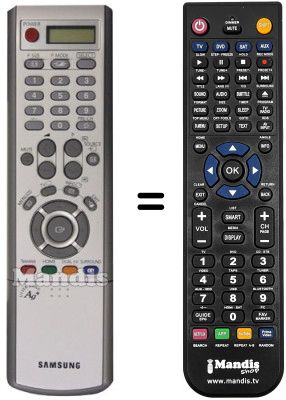 Télécommande équivalente Samsung BN59-00378A Télécommande équivalente Samsung BN59-00378A