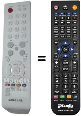 Replacement remote control Samsung BN59-00589A Replacement remote control Samsung BN59-00589A