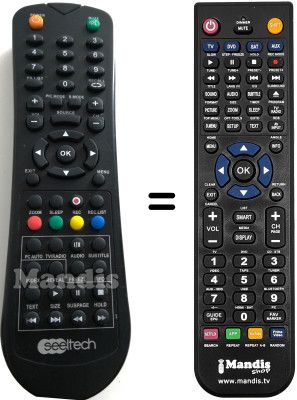 Replacement remote control SEELTECH STD22-15DB4