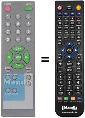 Télécommande équivalente REMCON1240