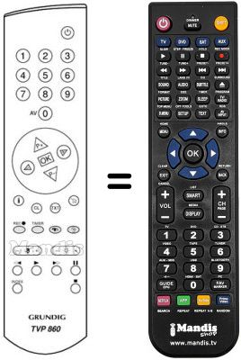 Replacement remote control REMCON924 Replacement remote control REMCON924