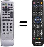 Télécommande équivalente Thomson 21111810 Télécommande équivalente Thomson 21111810