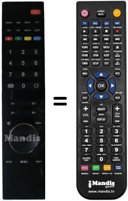 Télécommande équivalente Schaub Lorenz 32LT31