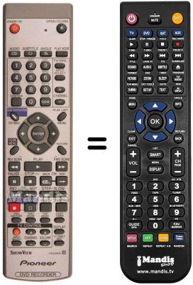 Mando a distancia equivalente REMCON1168