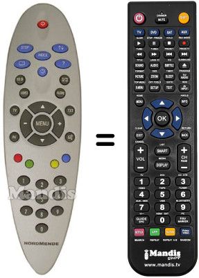 Télécommande équivalente REMCON430 Télécommande équivalente REMCON430