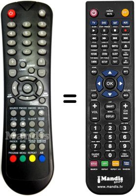 Mando a distancia equivalente Mitsai SUP9059