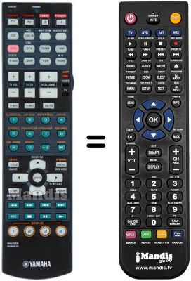 Télécommande équivalente RAV326