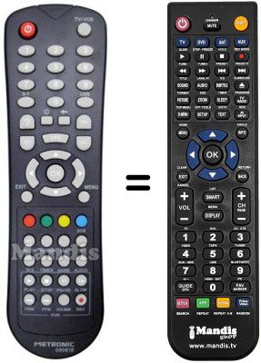 Télécommande équivalente Metronic ZAP BOX EH-M5