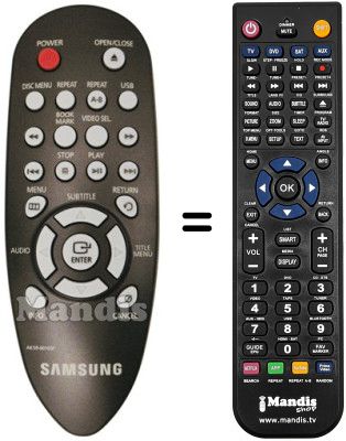 Replacement remote control Samsung AK59-00103F