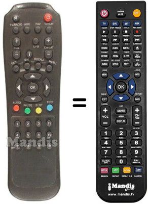 Replacement remote control NEXT WAVE SUC2300