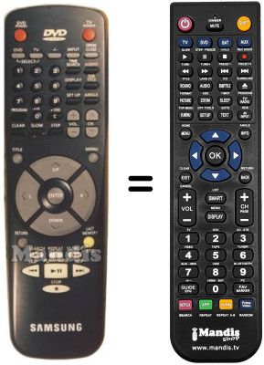 Replacement remote control Samsung DVD907 Replacement remote control Samsung DVD907