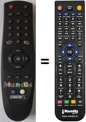 Télécommande équivalente Echostar DSB2200