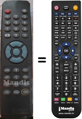 Télécommande équivalente Quadro DR9100CI