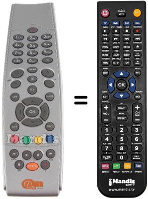 T&eacute;l&eacute;commande &eacute;quivalente ACCESS MEDIA STBL3014