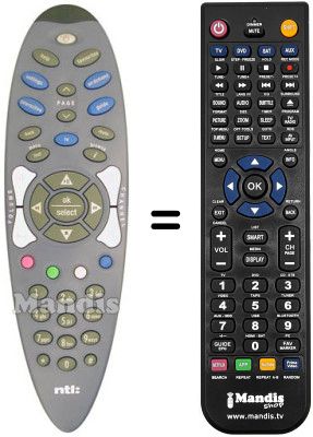 Mando a distancia equivalente Samsung SAMSUNGBOX Mando a distancia equivalente Samsung SAMSUNGBOX