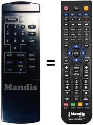 Replacement remote control FREECOM OR180A