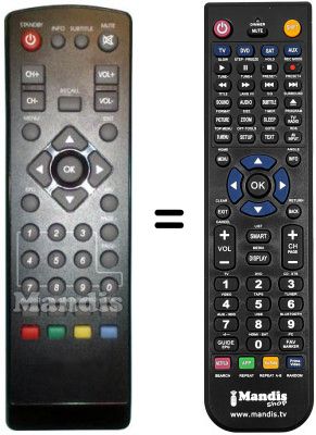 Replacement remote control REMCON1278