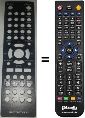 Replacement remote control Supratech Vision Helena
