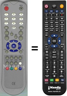 Replacement remote control RC39-1