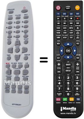 Replacement remote control Daewoo DRX370S Replacement remote control Daewoo DRX370S