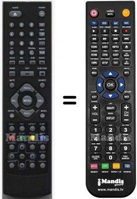 Mando a distancia equivalente Aeg HVS57695