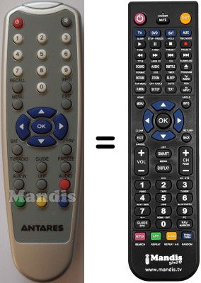 Replacement remote control WHV3218W