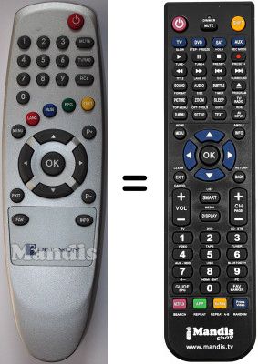 Télécommande équivalente Belson SEC15545W