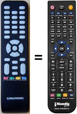 Mando a distancia equivalente Grundig SEC14055W