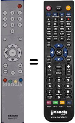 Replacement remote control Siemens SEC3923W